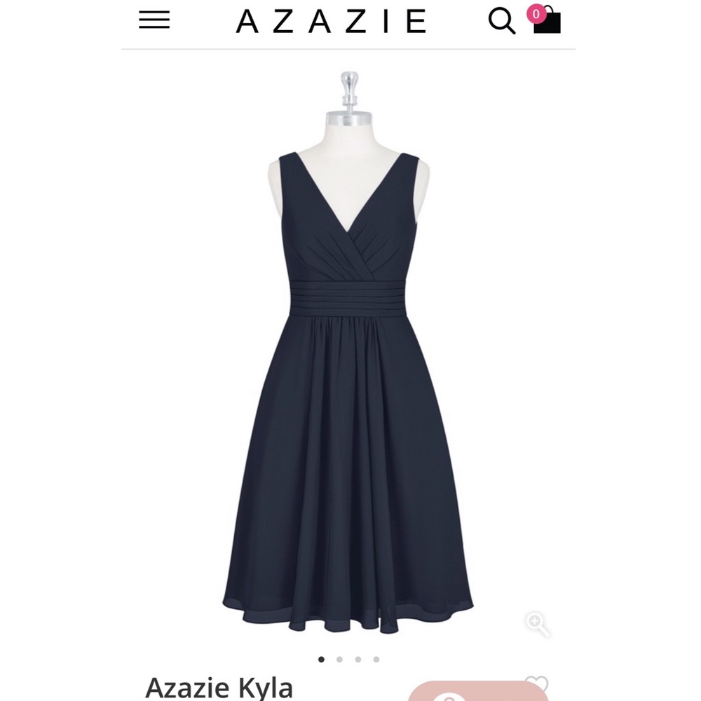 Azazie Kyla Bridesmaid Dress - Navy